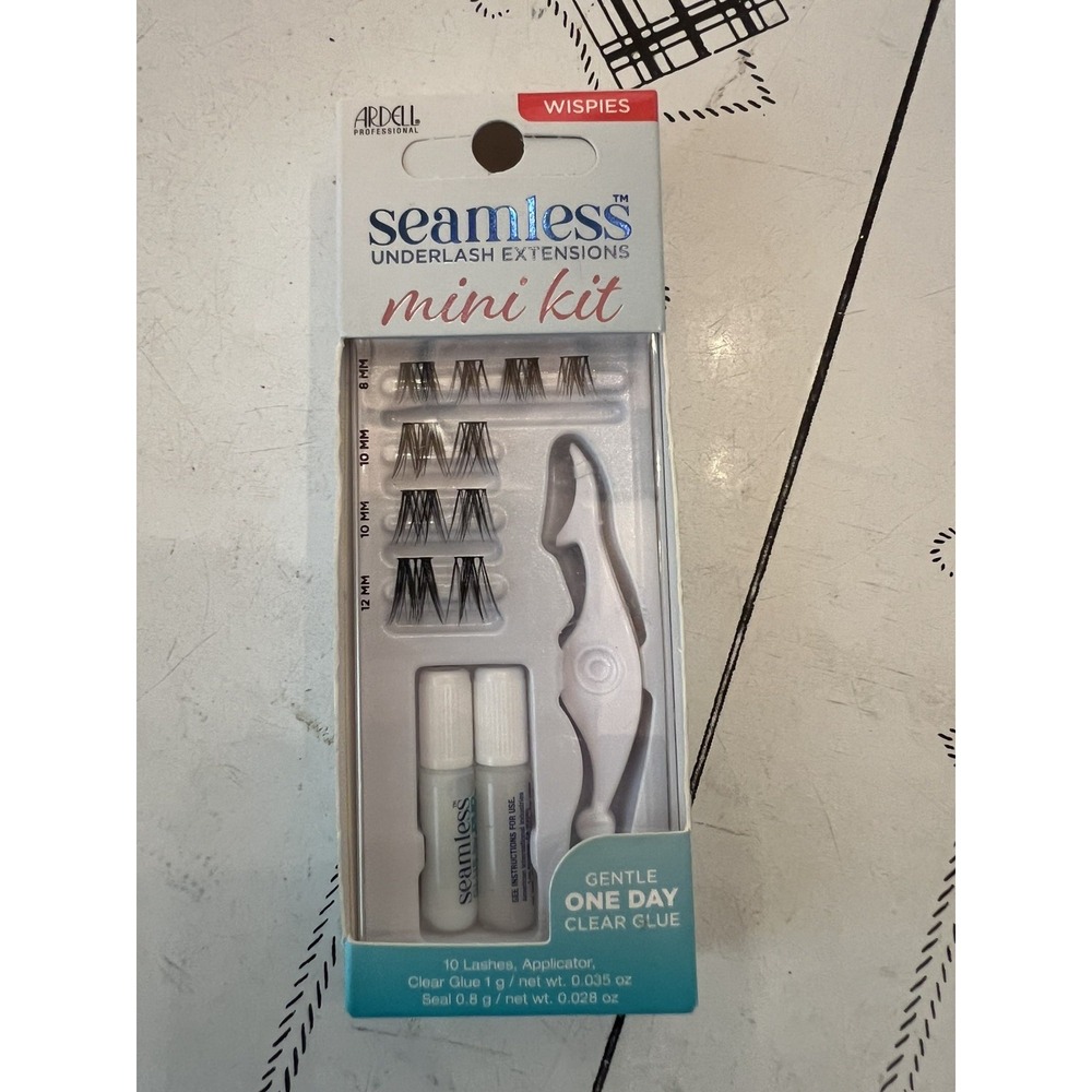 Ardell Seamless Underlash Wispies Mini Kit – 10 Lashes, Glue, Seal & Applicator